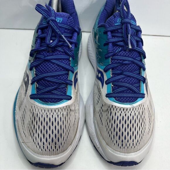 Saucony Ride 10 White Running Shoes Sneakers - Picture 6 of 10